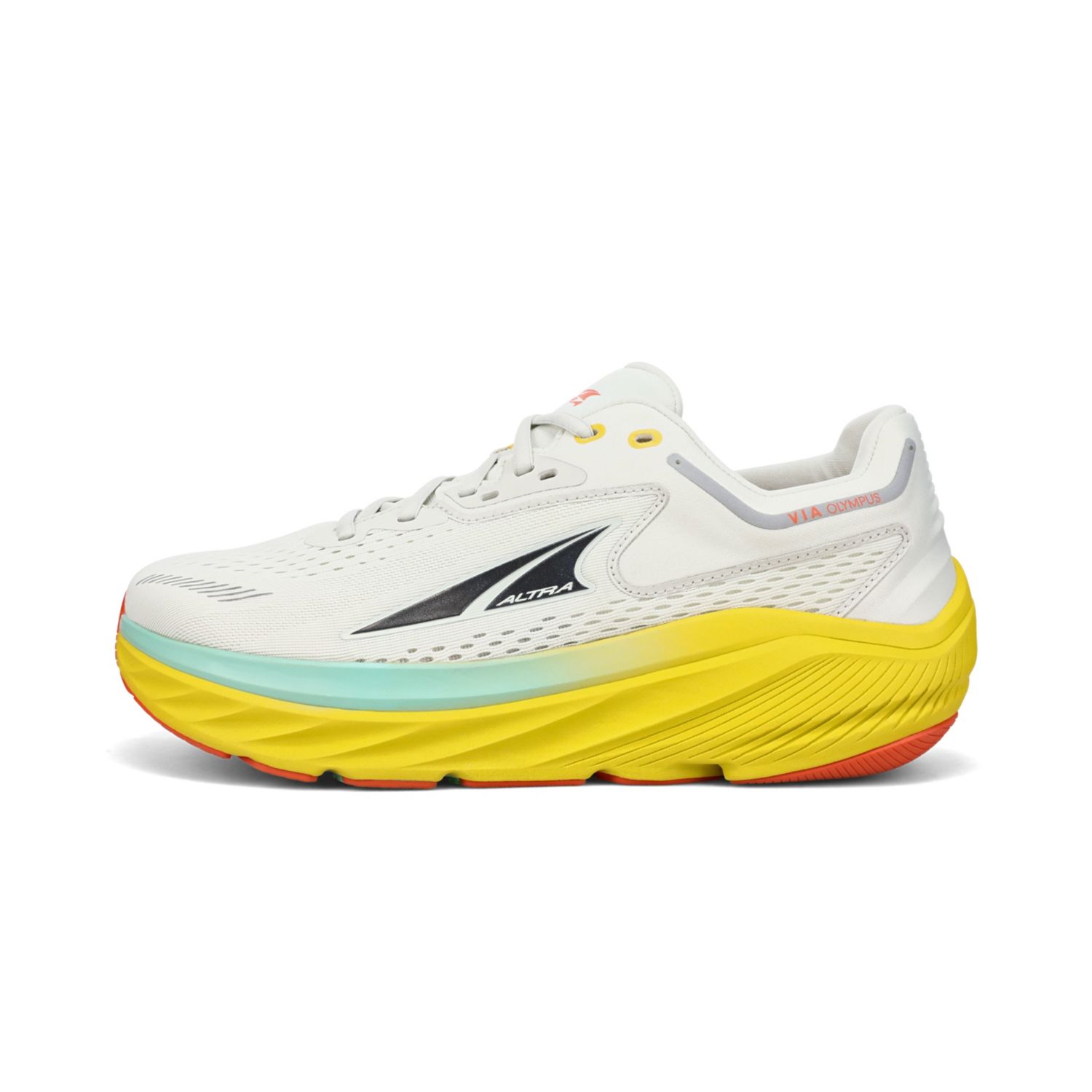 Altra Via Olympus Men's Walking Shoes Grey / Yellow | South Africa-20139869